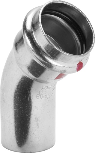 [71007057] Viega Prestabo I/A Bogen 45° 54 mm, Modell 1126.1, verzinkt
