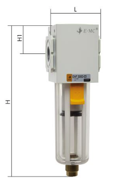 [EAF 2000-02] EAF 2000-02 / Eco-Line Filter, G 1/4", Ablass manuell