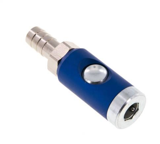 [KDSSIP 13 NW7 ST] KDSSIP 13 NW7 ST / Sicherheits-Druckknopfkupplung (NW7,2), 13 (1/2")mm Schl., Stahl verzinkt
