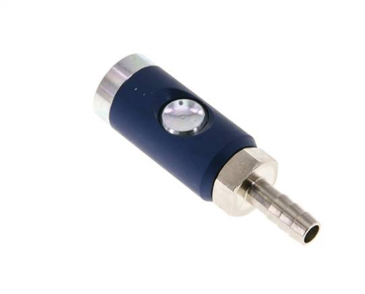 [KDSSIP 9 NW7 ST] KDSSIP 9 NW7 ST / Sicherheits-Druckknopfkupplung (NW7,2), 9 (3/8")mm Schl., Stahl verzinkt