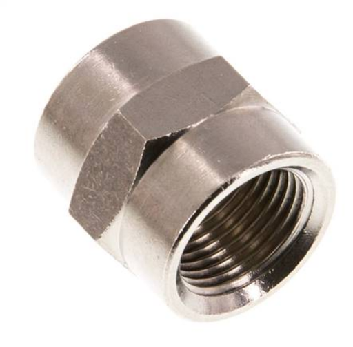 [MU 38 MSV] MU 38 MSV / Muffe G 3/8"-G 3/8", Messing vernickelt