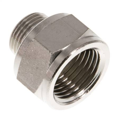 [RN 3812 MSV] RN 3812 MSV / Reduziernippel G 3/8"(AG)-G 1/2"(IG), 16 bar